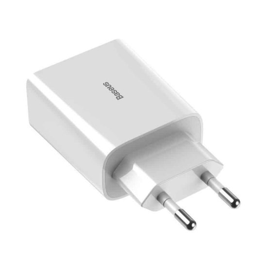 baseus home charger usb type c 18w 3