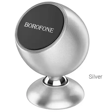BOROFONE BH41 Triumphant middenconsole magnetische auto in-car houder Zilver