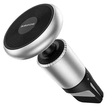 BOROFONE BH47 magnetische in-car houder voor luchtuitlaat Zwart-Zilver
