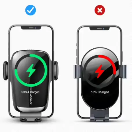 Joyroom Telefoniehouder En Draadloze Autohouder Met USB Kabel Zwart
