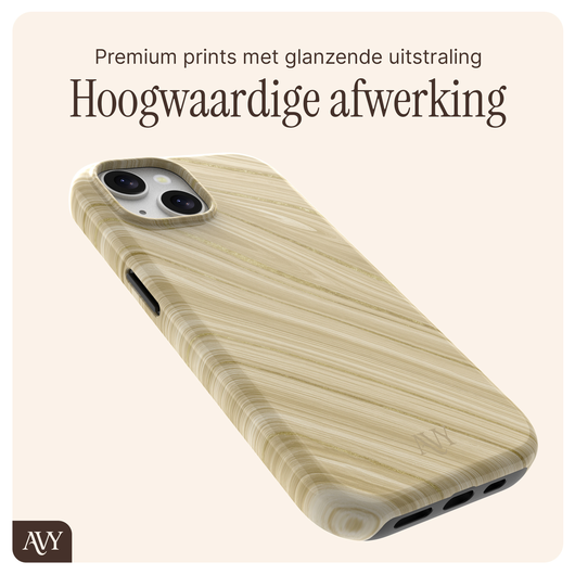 AVY Apple iPhone 15 MagSafe Hoesje met Koord 30CM Aurum Lien