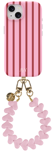 AVY Apple iPhone 15 MagSafe Hoesje met Koord 30CM Linea Hearts