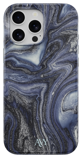 AVY Apple iPhone 15 Pro MagSafe Hoesje met Koord 130CM Obscura Blue