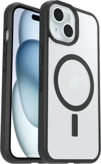 OtterBox React MagSafe Apple iPhone 16e/15/14/13 Hoesje Back Cover Zwart