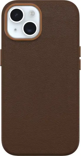 OtterBox Symmetry Cactus Leer MagSafe Apple iPhone 15 / 14 / 13 Hoesje Bruin