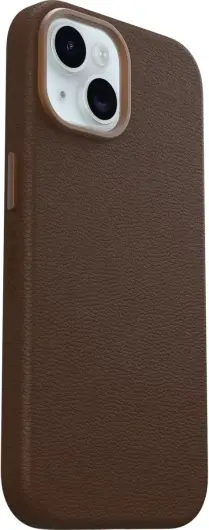 OtterBox Symmetry Cactus Leer MagSafe Apple iPhone 15 / 14 / 13 Hoesje Bruin