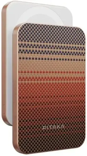 PITAKA Apple iPhone 16 Pro Max Hoesje met 5.000mAh MagSafe Powerbank Sunset