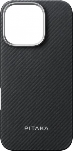 PITAKA Apple iPhone 16 Pro Max Hoesje met 5.000mAh MagSafe Powerbank Zwart