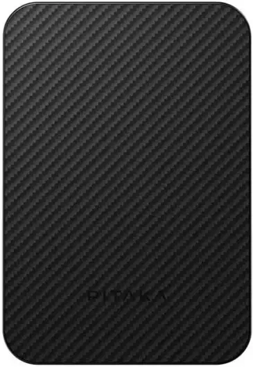 PITAKA Apple iPhone 16 Pro Max Hoesje met 5.000mAh MagSafe Powerbank Zwart