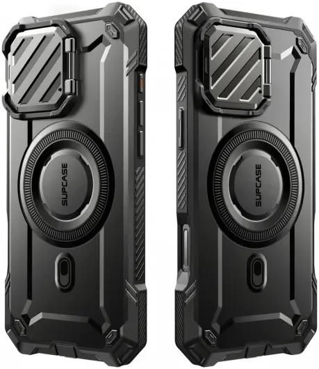 SUPCASE UB Pro MagXT Apple iPhone 16 Pro Max Hoesje Camera Protector Zwart