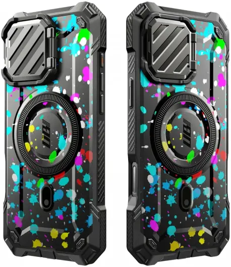 SUPCASE UB Pro MagXT iPhone 16 Pro Max Hoesje Camera Protector Stipjes