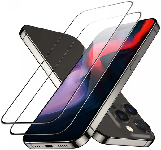 ESR iPhone 15 Pro Max Screen Protector Glas met Montageframe (2-Pack)
