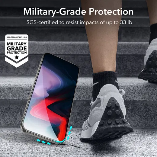 ESR iPhone 15 Pro Max Screen Protector Glas met Montageframe (2-Pack)