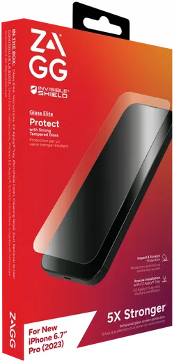 ZAGG InvisibleShield Glass Elite iPhone 15 Pro Max Screen Protector