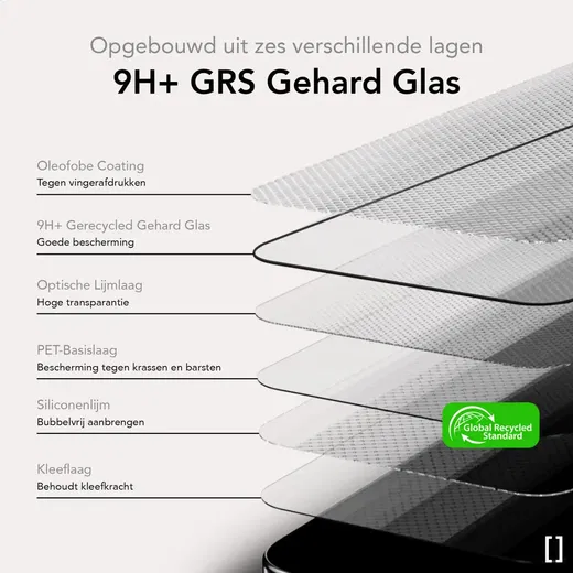NEKIT Pure Apple iPhone 15 Pro Max Tempered GRS Glass Installatiebox (2-Pack)