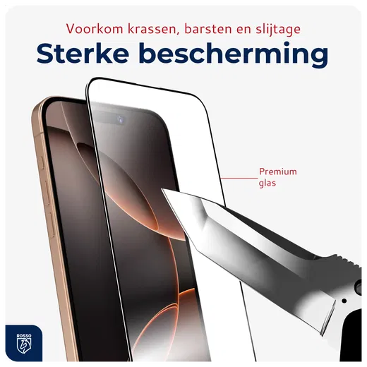 Rosso Apple iPhone 15 Pro Max Tempered Glass met Installatietray (2-Pack)