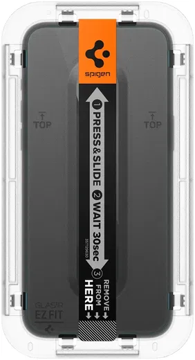 Spigen EZ Fit GLAS.tR iPhone 15 Pro Max Screen Protector Transparant 2-Pack