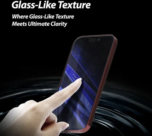 Whitestone iPhone 15 Pro Max Screen Protector UV-Licht Folie (2-Pack)
