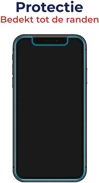 Rosso iPhone XS Max Tempered Glass met Installatietray Case Friendly