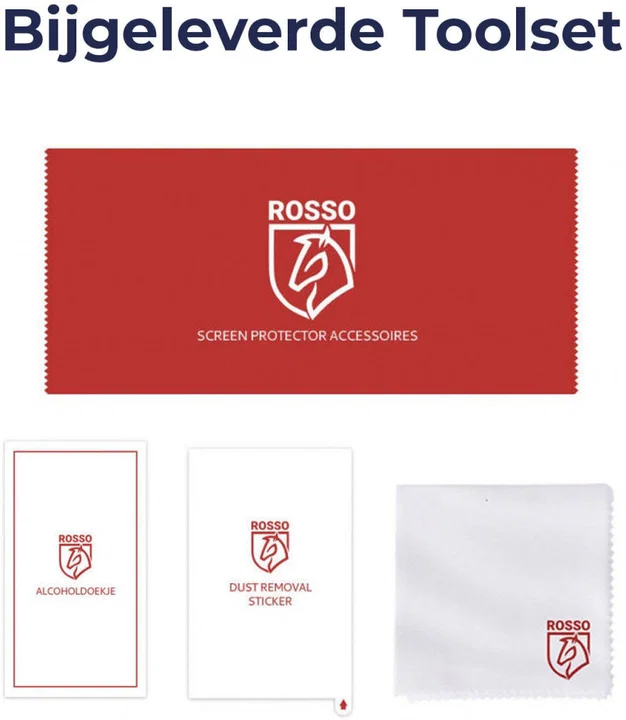 Rosso iPhone XS Max Tempered Glass met Installatietray Case Friendly