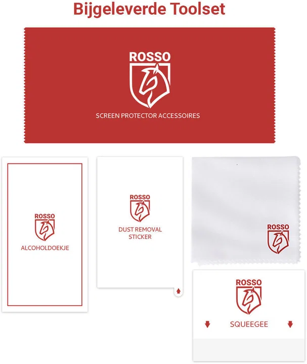 Rosso Apple iPhone XS Max Ultra Clear Screen Protector Duo Pack