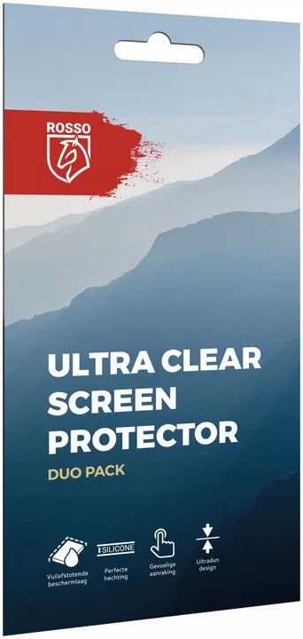 Rosso Apple iPhone XS Max Ultra Clear Screen Protector Duo Pack
