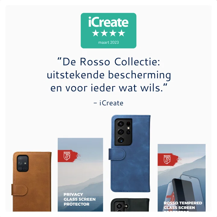 Rosso iPhone XS Max Tempered Glass met Installatietray Case Friendly