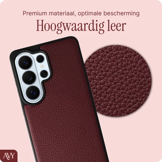 AVY Samsung Galaxy S26 Ultra - Classic Kit - Leather Burgundy