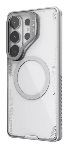 Nillkin IceBlade Prop Samsung S26 Ultra Hoesje MagSafe Back Cover Grijs