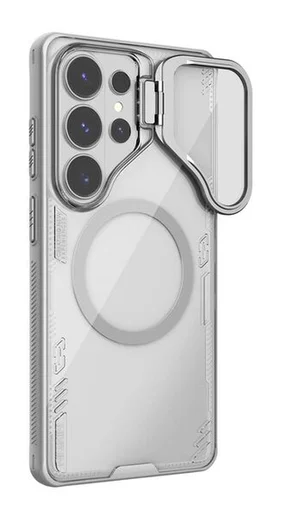 Nillkin IceBlade Prop Samsung S26 Ultra Hoesje MagSafe Back Cover Grijs