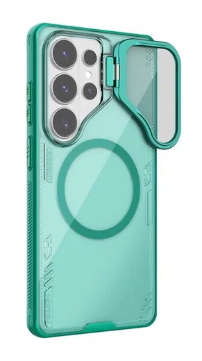 Nillkin IceBlade Prop Samsung S26 Ultra Hoesje MagSafe Back Cover Groen