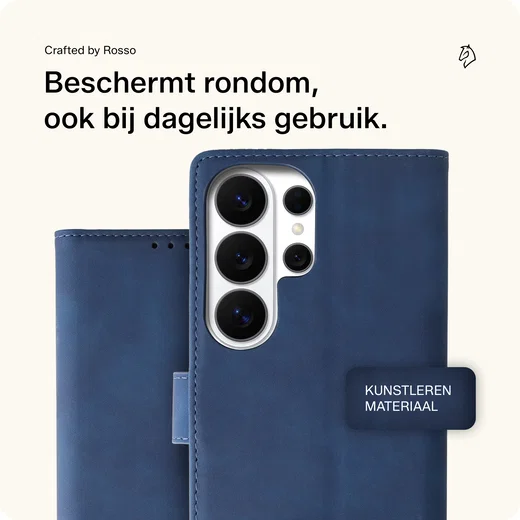 Rosso Element Samsung Galaxy S26 Ultra Hoesje Book Case Wallet Blauw