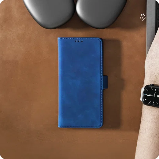 Rosso Element Samsung Galaxy S26 Ultra Hoesje Book Case Wallet Blauw