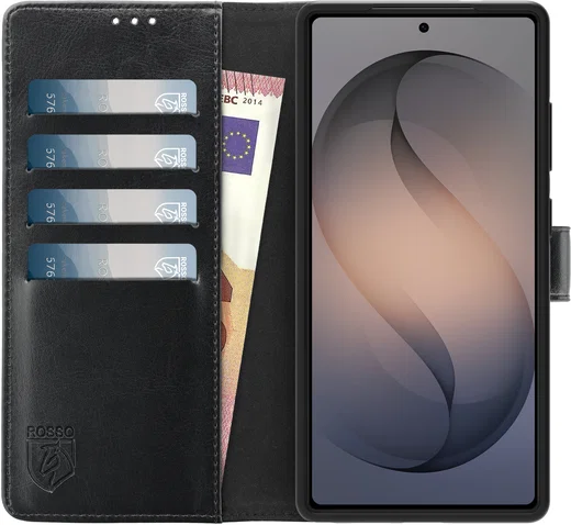 Rosso Element Samsung Galaxy S26 Ultra Hoesje Book Case Wallet Zwart