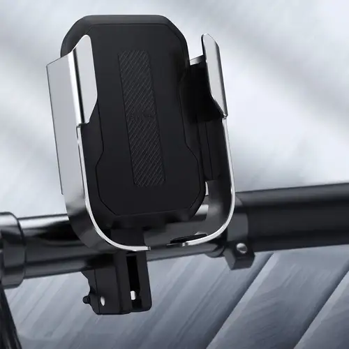 Baseus Armor Motor Telefoonhouder – Stevige Smartphonehouder voor Stuur en Spiegel, Zwart