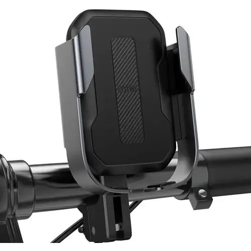 Baseus Armor Motor Telefoonhouder – Stevige Smartphonehouder voor Stuur en Spiegel, Zwart