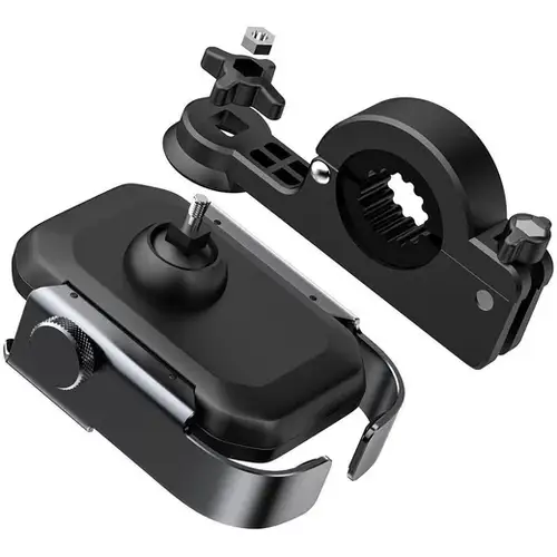 Baseus Armor Motor Telefoonhouder – Stevige Smartphonehouder voor Stuur en Spiegel, Zwart