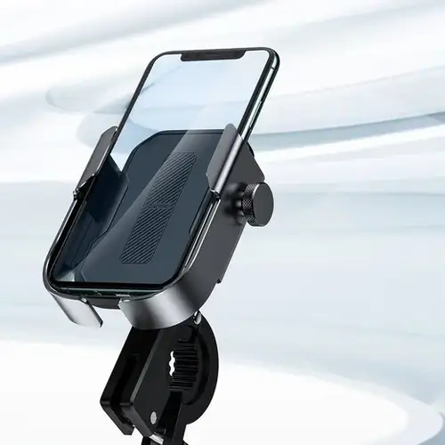 Baseus Armor Motor Telefoonhouder – Stevige Smartphonehouder voor Stuur en Spiegel, Zwart
