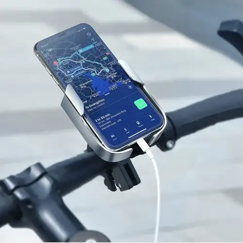 Baseus Armor Motor Telefoonhouder – Stevige Smartphonehouder voor Stuur en Spiegel, Zwart