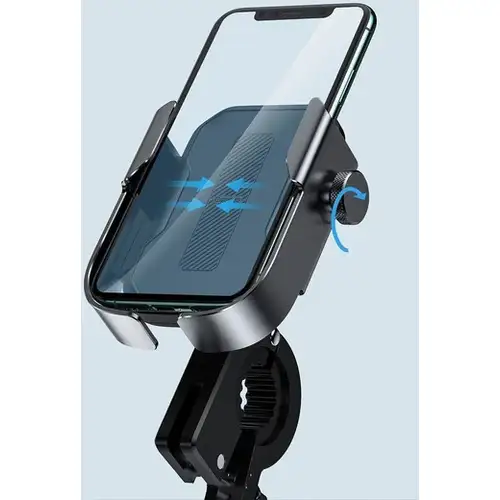 Baseus Armor Motor Telefoonhouder – Stevige Smartphonehouder voor Stuur en Spiegel, Zwart