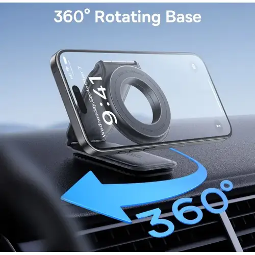 Baseus C02 PrimeTrip Magnetische Telefoonhouder Auto – MagSafe Compatibel voor Dashboard, Zwart