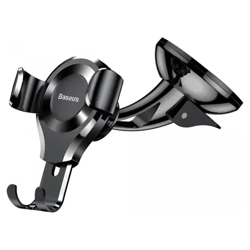 Baseus Gravity Telefoonhouder Auto – Dashboard met Zuignap – Verstelbaar – Zwart