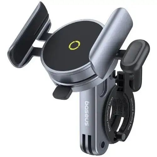 Baseus PrimeTrip MagSafe Telefoonhouder Fiets – Magnetische Stuurhouder met Klembevestiging, Zwart