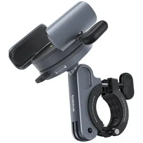 Baseus PrimeTrip MagSafe Telefoonhouder Fiets – Magnetische Stuurhouder met Klembevestiging, Zwart