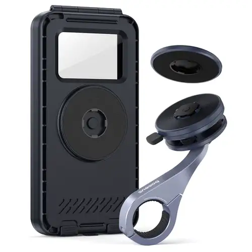 Baseus PrimeTrip VB1 Telefoonhouder Fiets – Magnetisch MagSafe Houder met Waterdicht Hoesje