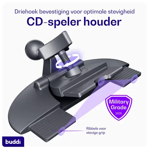 Buddi MagWay Magnetische Telefoonhouder Auto - MagSafe CD-Speler Sleuf Houder