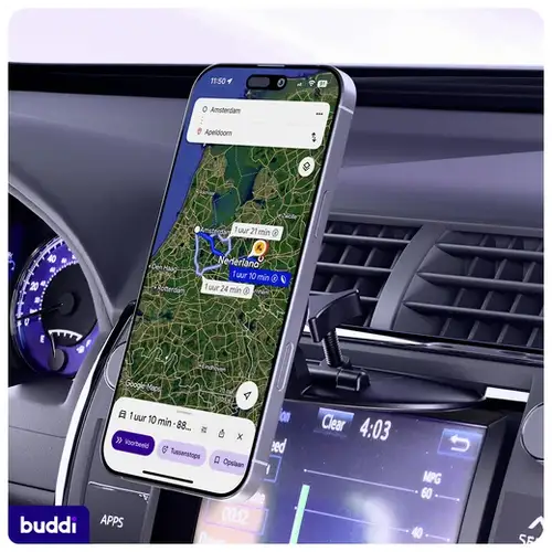 Buddi MagWay Magnetische Telefoonhouder Auto - MagSafe CD-Speler Sleuf Houder