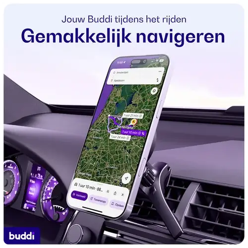 Buddi MagWay Magnetische Telefoonhouder Auto - MagSafe Ventilatierooster Houder