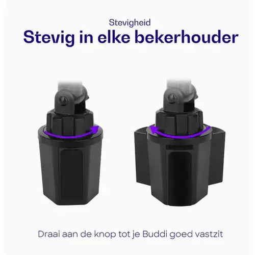 Buddi TabWay iPad Houder Auto - Tablet Standaard voor in de Bekerhouder