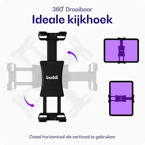 Buddi TabWay iPad Houder Auto - Tablet Standaard voor in de Bekerhouder